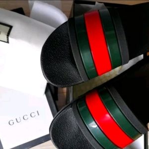 Gucci Red and Green Slides